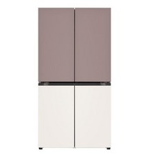 [색상선택형] LG전자 디오스 오브제컬렉션 4도어 냉장고 메탈 870L 방문설치