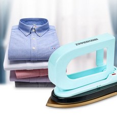 짐머만 휴대용 미니다리미 ZMI-401HB/민트 전기 접이식 다리미 출장용 여행용, ZMI-401HB, 민트