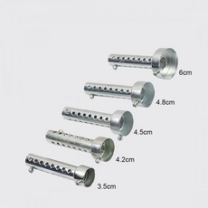 127144 / Dewtreetali 1pc 86/140mm 길이 오토바이 배기 머플러 조절 db 킬러 소음기 소음 제거기 35/42/45/48/60mm, 140X42MM