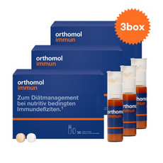 오쏘몰 이뮨 3박스 90일 orthomol 독일 종합비타민(드링크+정제),