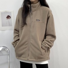 [보아털안감!/M~2XL] 패치 포인 플리스 집업 자켓 (4color)