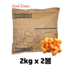 맥케인 테이터펍스 맛감자 2kg x 2팩, 2개