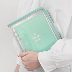 공무원플래너 스터디수첩 6공다이어리 여자어린이선물 일기 아날로그감성 일정관리, 1개, 밀키 스칼렛
