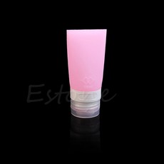 여행용 실리콘 포장 병 로션 목욕 샴푸 튜브 38ML/60ML/80ML, pink