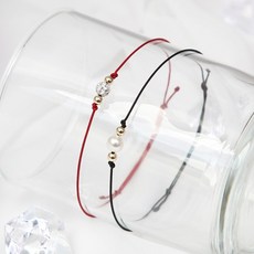 진주미러볼팔찌