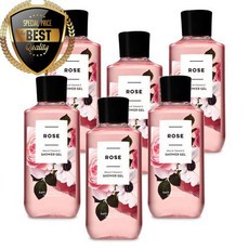 배쓰앤바디웍스 로즈 샤워 겔 바디 워시 295ml, 수량: 6　　　　　(상품코드876p)