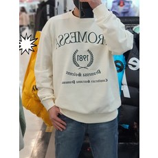 클라이드앤 공용 스톤 콜라보 오버핏 프로매사 맨투맨