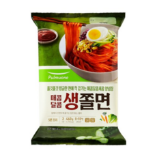 풀무원 매콤달콤 생쫄면 2인분 460g, 단품