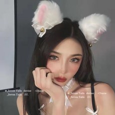 고양이 머리띠 초커 세트 1+1