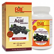 (빌) 아사이베리 500mg 120정(BILL Beauty & Health Product Acai Berry), 120정, 1개