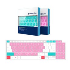 삼성 갤럭시북 프로360 NT950QDY-A51A용 한영자판 문자키스킨, 마카롱, A-Type(핑크)