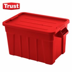 트러스트 75L 토르 토트 박스 (Tote box) SET 덮개 포함, 빨강