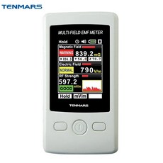 방사선측정기 혈당측정기TENMARS TM-190 Gauss 3 축 자기 전기 RF 전계