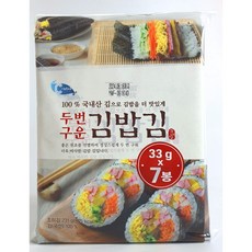 예맛 두번구운김밥김 33g 7봉지, 33g(1개), 7개