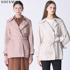  쉬즈미스 벨티드 하프 트렌치 코트_SWWBYL11010 