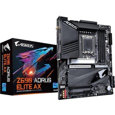 기가바이트 Z690 AORUS 엘리트 AX(LGA 1700/ 인텔 Z690/ ATX/ DDR5/ 쿼드 M.2/ PCIe 5.0/ USB 3.2 Gen2X2 Type-C/WiFi