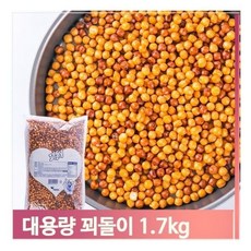 대용량 꾀돌이 1.7kg 옛날 과자 간식 벌크 인간사료, 1개