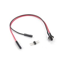 6mm 2핀 패널 PCB 순간촉촉촉버튼 스위치 스루홀 연장점퍼 케이블 브레드보드 프렌들리 5팩
