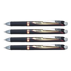 펜텔 BLP75-B 에너겔퍼머넌트 0.5mm, 레드, 4개 - pqiairpen