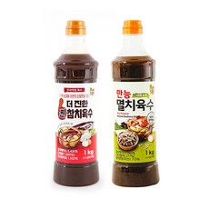 첫맛 만능 멸치육수1kg+참치액1kg 세트