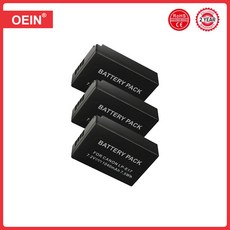 LPE17 LP 배터리 및 LCD USB 듀얼 충전기 캐논 EOS 200D M3 M6 750D T6i T6s 키스 X8i 카메라용 4 개, 03 3 Battery