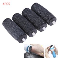 발뒤꿈치각질제거 4pcs/1 풋 케어 도구 헤드 pedi 하드 스킨 리무버는 숄 파일 피트 대한 교체 롤러를 리필