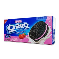 오레오 초콜릿샌드위치쿠키 딸기크림 300g, 1개