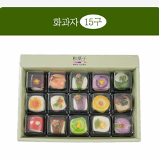 전통수제 화과자(백앙금)15구 선물세트 디저트, 1개, 상세페이지 참조