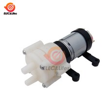 소형 소형 워터 펌프 가정용 어항 액세서리 차 세트 R385 12V 다이어프램 펌프 6V, 1.PVC Bracket, 1개