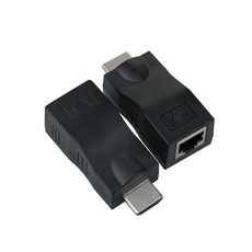 컴스 HDMI 1080p 이더넷 CAT5e CAT6 리피터 RJ45 30m FR550, 1개