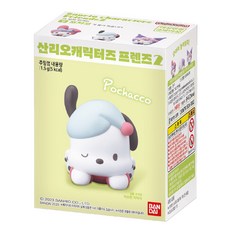 산리오 캐릭터즈 프렌즈2 피규어 추잉껌, 포처코, 1개, 1.5g