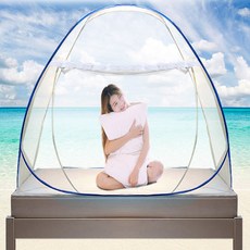 원터치 모기장 텐트 범퍼침대 아기 방충망 캠핑 대형, 패밀리(3인이상)