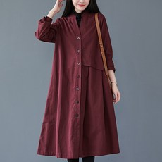 GGNR 생활한복 가디건 얇은 간절기 롱 코트 템플스테이 퓨전한복 봄가을