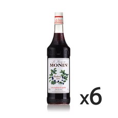 모닌 블루베리 시럽 1000ml, 1L, 6개