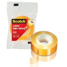 3M 스카치 550R 다용도 테이프 리필 12mm x 30m, 10개
