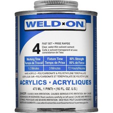 Weld-On 4 아크릴 접착제 476ML, 1개