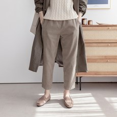 라라앤제이 여유핏 밴딩 골덴 바지 3color