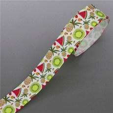 DHK 5 야드 해바라기 수박 인쇄 Grosgrain 리본 액세서리 Hairbow Headwear 장식 DIY 도매 OEM E1765, [03] 10534, [01] 22mm, 10534, 1개