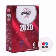 6 공 Dhs D40 + 탁구 플라스틱 공 3 별 탁구 공 Ittf 승인 2020 부산 세계 탁구 선수권 대회|탁구공|, 1개, 6 balls