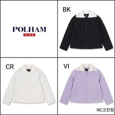 폴햄키즈 여아용 카라 탈착 웰론 패딩 점퍼 PKE4JP2210