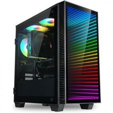 연속체 마이크로 게이밍 데스크톱 - NVD GeForce RTX 4070 Ti SUPER 16GB AMD 8코어 Ryzen 7 7800X3D 프로세서 32GB DDR5 RA, 7800X3D|4070 Ti SUP|32GB|512GB - 라이젠75700x3d