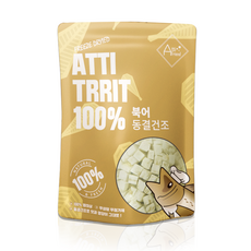 아띠지기 강아지 고양이 국내산 동결건조 간식 10종 아띠트릿, 북어, 60g, 1개