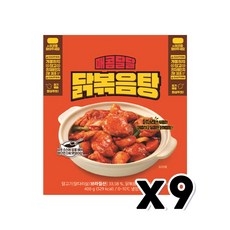 매콤달달 닭볶음탕 즉석간편조리 400g x 9개