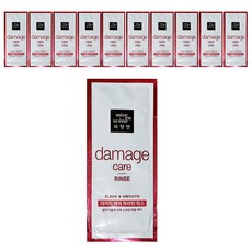 미쟝센 손상모발 데미지케어 휴대용 컨디셔너 일회용린스 10ml, 10개