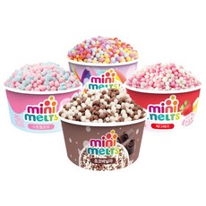 미니멜츠 쵸코바닐라4+체다베리4+스윗멜로우4+레인보우4 아이스크림, 50g, 16개