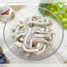 욜로켓 깔끔 손질 세척 냉동 오징어채 500g, [Y59] 오징어채 500g