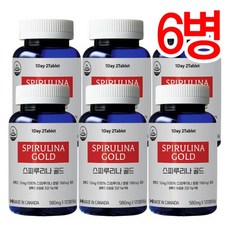 Canada 캐나다 정품-통라이프-스피루리나골드 100%-6병, 단품