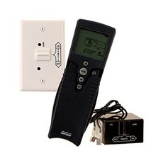 9800323 SKY-3002 원격 제어 및 타이머 벽난로가있는 온도 조절기 블랙, 본상품