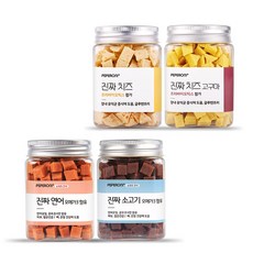 페페로니 진짜 시리즈 4개 SET 연어+소고기+치즈+치즈고구마, 1set