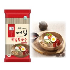 봉평촌 국내산 메밀비빔막국수 비빔소스포함 600g 3개